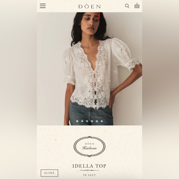 In search of 👀 - Doen IDELLA TOP size: XS let me know if you have it - Picture 2 of 2